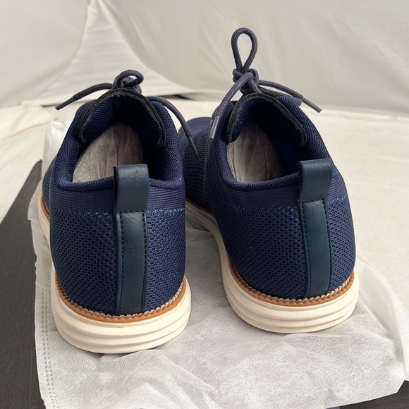 Vance Co Ezra blue knit dress shoes - Picture 3 of 10